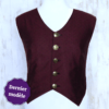Gilet Inachi Polka - Rouge - Taille 40